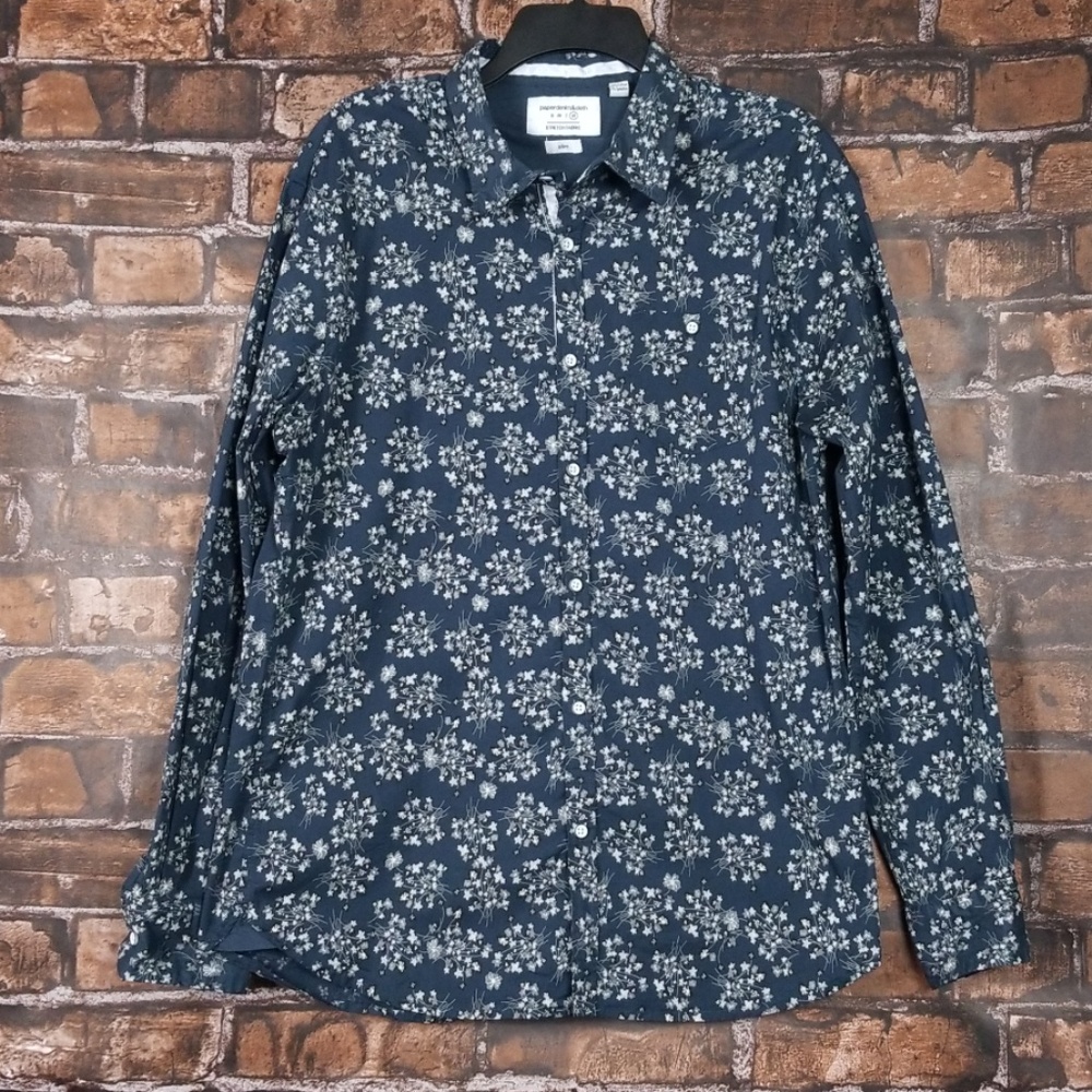 Paper Denim & Cloth| Floral Slim Fit Button Down